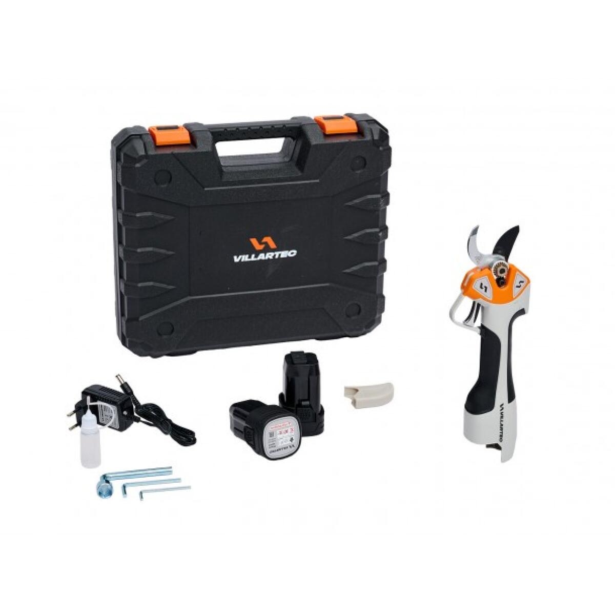 Секатор аккумуляторный VILLARTEC PA 1462 комплект с кейсом